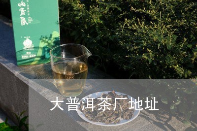 大普洱茶厂地址/2023031832584