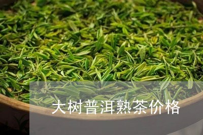 大树普洱熟茶价格/2023033019395