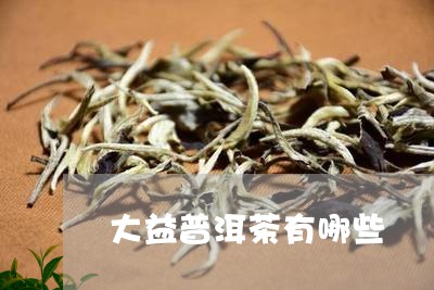 大益普洱茶有哪些/2023041292717