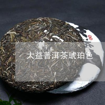 大益普洱茶琥珀色/2023033149694