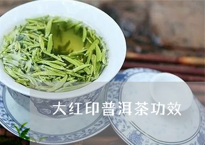 大红印普洱茶功效/2023040975048