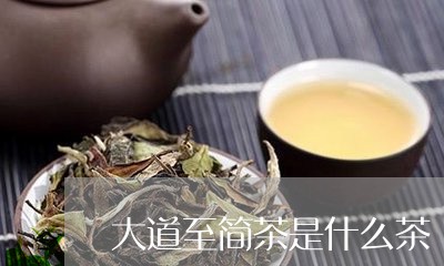 大道至简茶是什么茶/2023041658504