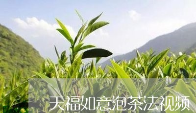 天福如意泡茶法视频/2023041647271