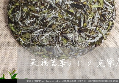 天福茗茶250克紧压白茶/2023033071702