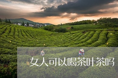 女人可以喝茶叶茶吗/2023032298251