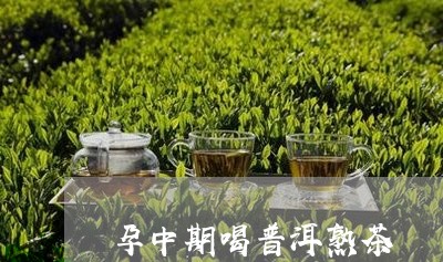 孕中期喝普洱熟茶/2023032988483