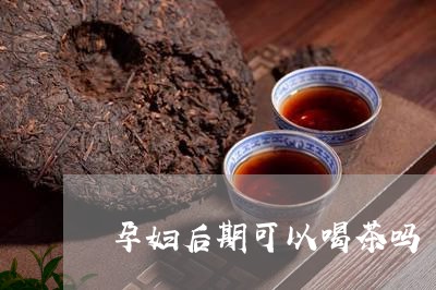 孕妇后期可以喝茶吗/2023041611816