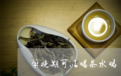 孕晚期可以喝茶水吗/2023041639715