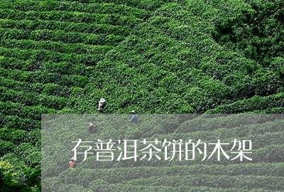 存普洱茶饼的木架/2023040130605