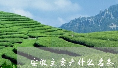 安徽主要产什么名茶/2023032167361