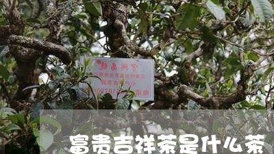 富贵吉祥茶是什么茶/2023041599705