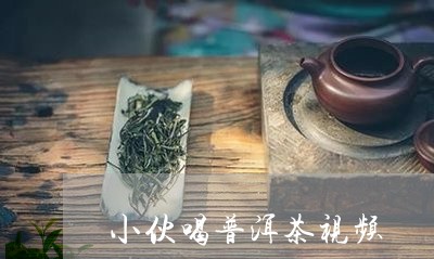 小伙喝普洱茶视频/2023041244718