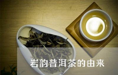 岩韵普洱茶的由来/2023031670525