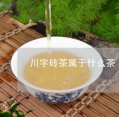 川字砖茶属于什么茶/2023031915250