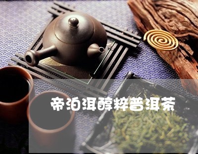 帝泊洱醇粹普洱茶/2023033081725