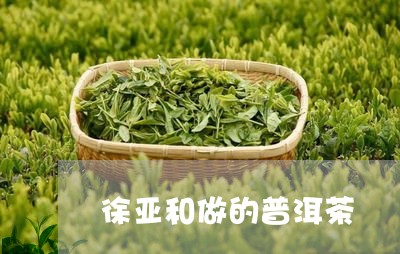 徐亚和做的普洱茶/2023040133828