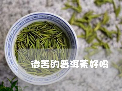 微苦的普洱茶好吗/2023041329393