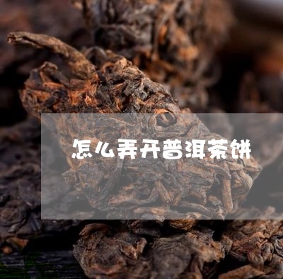 怎么弄开普洱茶饼/2023031871604