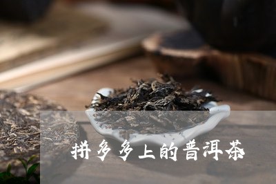 拼多多上的普洱茶/2023040165147