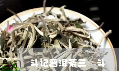 斗记普洱茶三兩斗/2023033162815