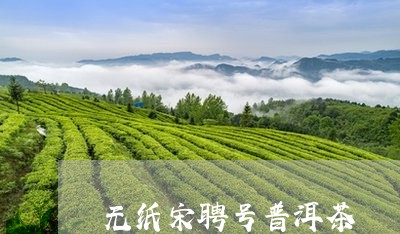 无纸宋聘号普洱茶/2023033077291