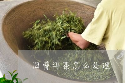 旧普洱茶怎么处理/2023041041239