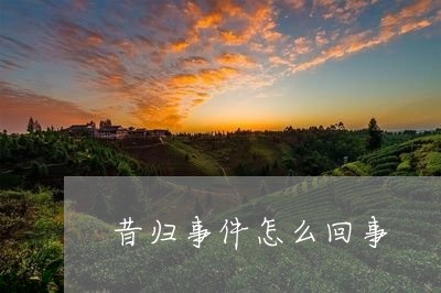 昔归事件怎么回事/2023032311626