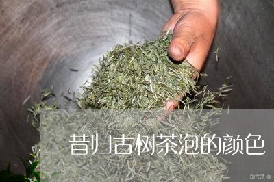 昔归古树茶泡的颜色/2023032228359