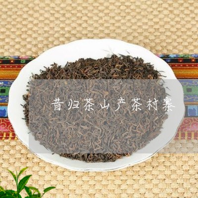 昔归茶山产茶村寨/2023032326258