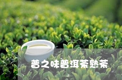 普之味普洱茶熟茶/2023031689462