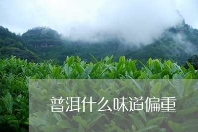 普洱什么味道偏重/2023032870586