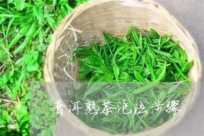 普洱熟茶泡法步骤/2023032961848