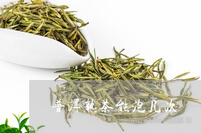 普洱熟茶能泡几次/2023032993057