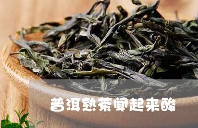 普洱熟茶闻起来酸/2023032952068