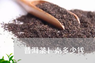 普洱茶1克多少钱/2023033050493