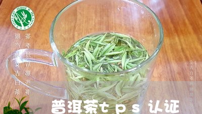 普洱茶tps认证/2023031782705