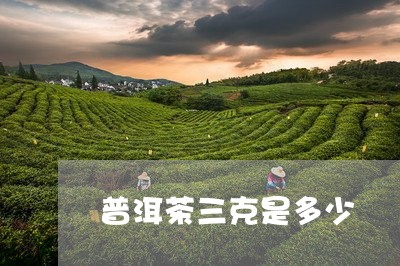 普洱茶三克是多少/2023033183947