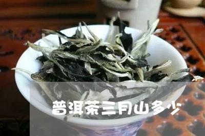 普洱茶三月山多少/2023033027251