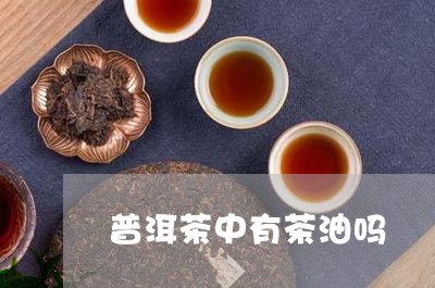 普洱茶中有茶油吗/2023041040382