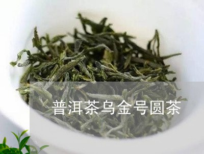 普洱茶乌金号圆茶/2023031645249