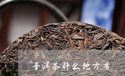 普洱茶什么地方有/2023031619595