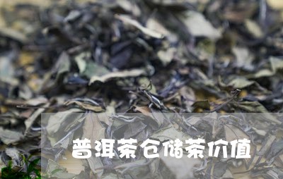 普洱茶仓储茶价值/2023031708472