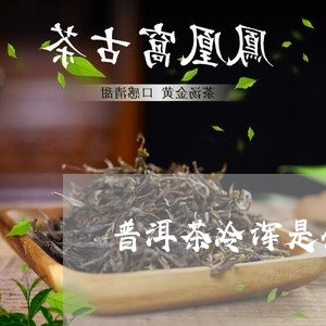 普洱茶冷浑是什么/2023040182797