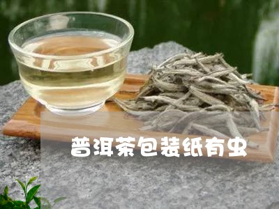 普洱茶包装纸有虫/2023033186947