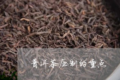 普洱茶压制的重点/2023031721694