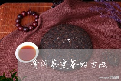 普洱茶变茶的方法/2023041104150