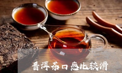 普洱茶口感比较滑/2023041089638