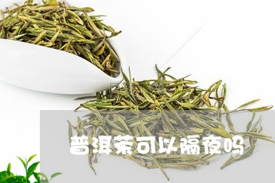 普洱茶可以隔夜吗/2023041381837