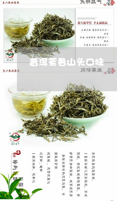 普洱茶各山头口味/2023041027059