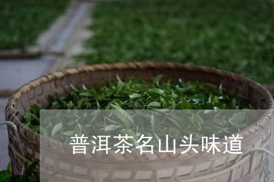 普洱茶名山头味道/2023040951505